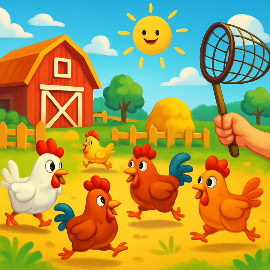 Chickens on a farm